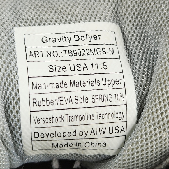 Gdefy Gravity Defyer Ion Mesh Fabric Walking Diabetic Orthopedic Shoe Size 11.5 - Picture 11 of 12